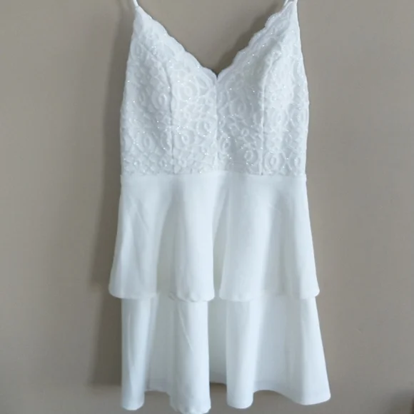 NWT City Studio Party Neutral Dress - Picture 2 of 8